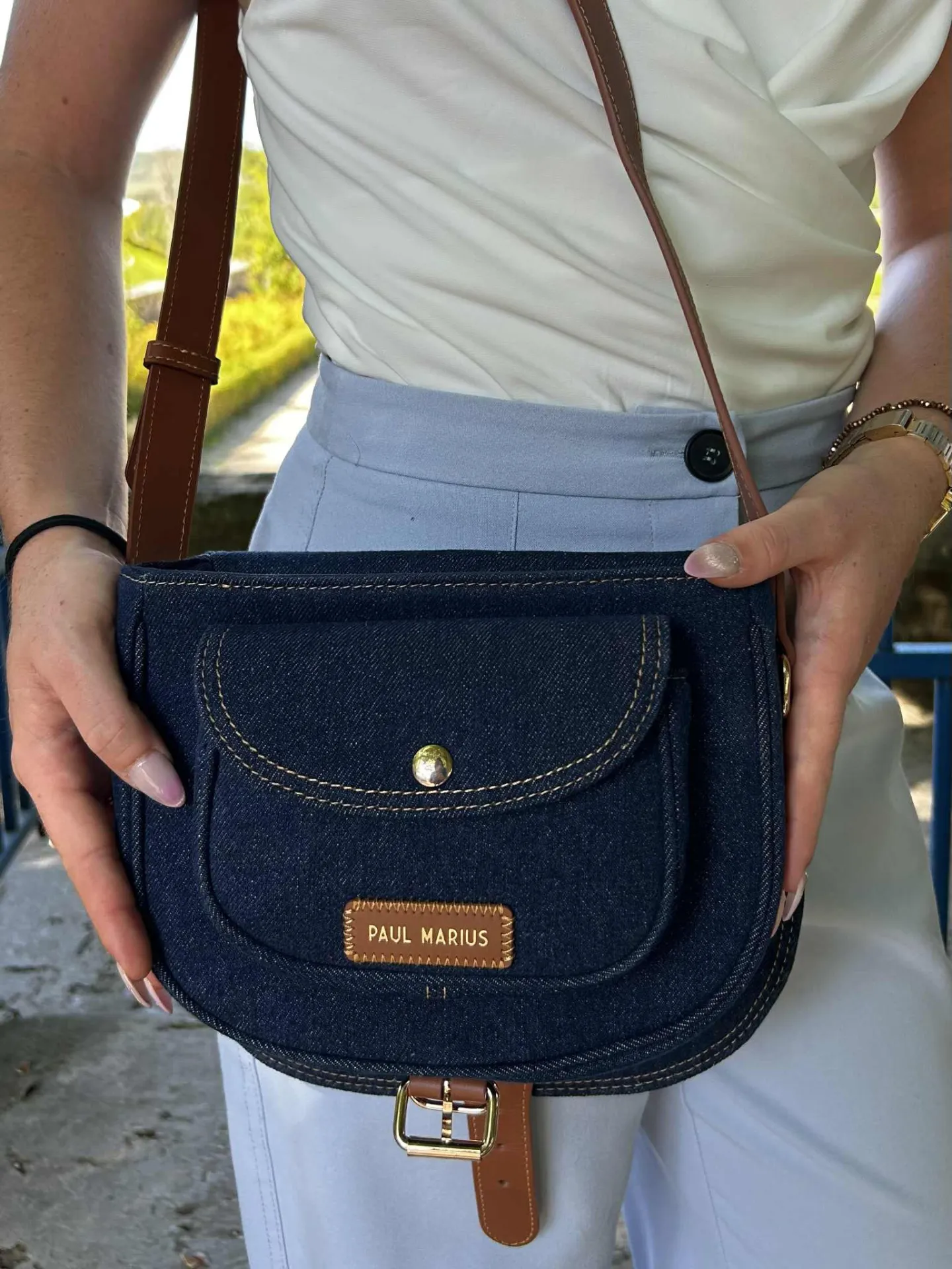 Sac Paul Marius le Bohémien Denim Brut indisponible chez Evasion Eu