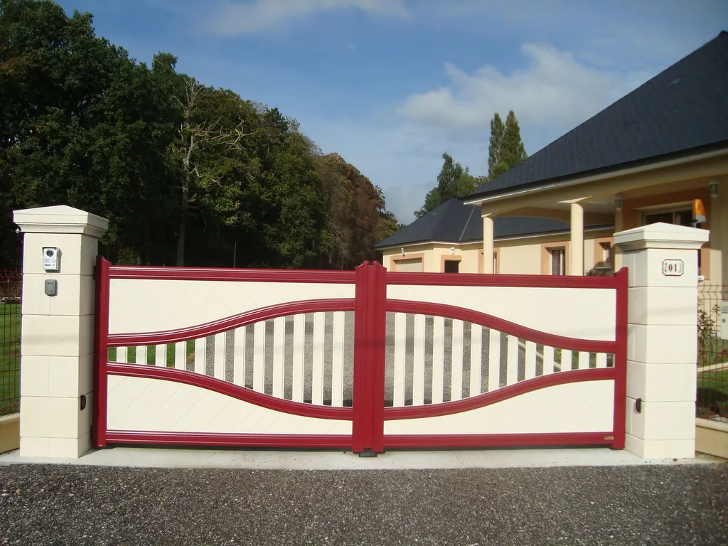 Installation de Portail Aluminium Battant Motorisé, un Modèle Sur-Mesure Design à Rouen en Seine-Maritime 76 et Sotteville-lès-Rouen