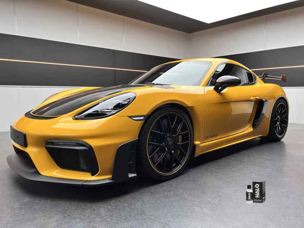 PORSCHE GT4RS SIGNAL YELLOW - PPF XPEL INTEGRAL - BRUXELLES