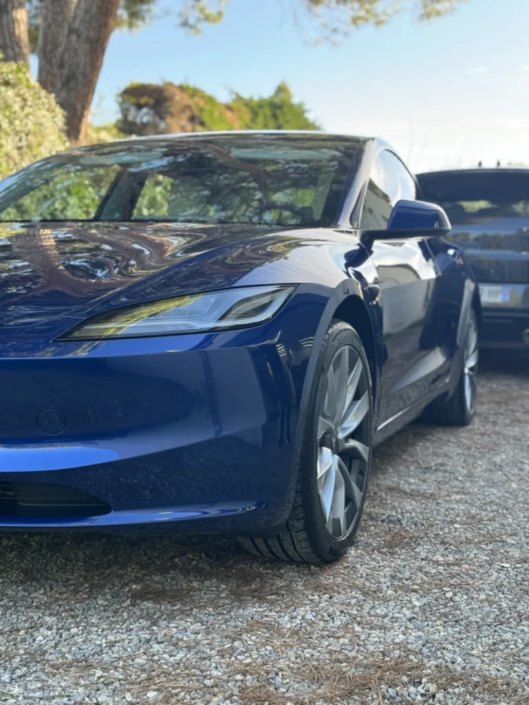 Nouvelle TESLA Model 3 Highland - Traitement céramique Gtechniq - Cannes et Antibes