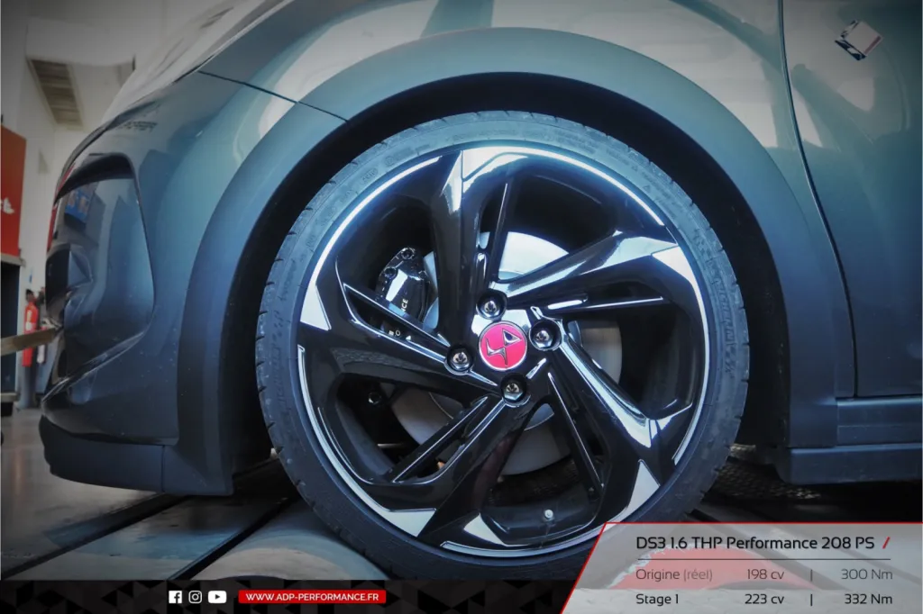 Reprogrammation moteur Marseille - DS3 1.6 THP Performance 208cv - ADP Performance