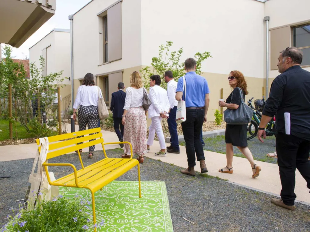 reportage photographique pour l'inauguration de la résidence “Le Verger