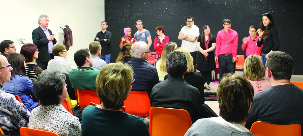 Spectacle de sensibilisation au handicap en entreprise