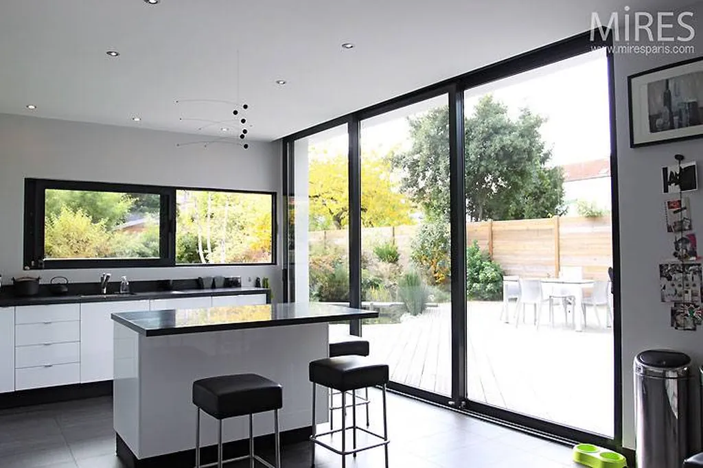 Pose de baies vitrées coulissantes sur BOUC BEL AIR