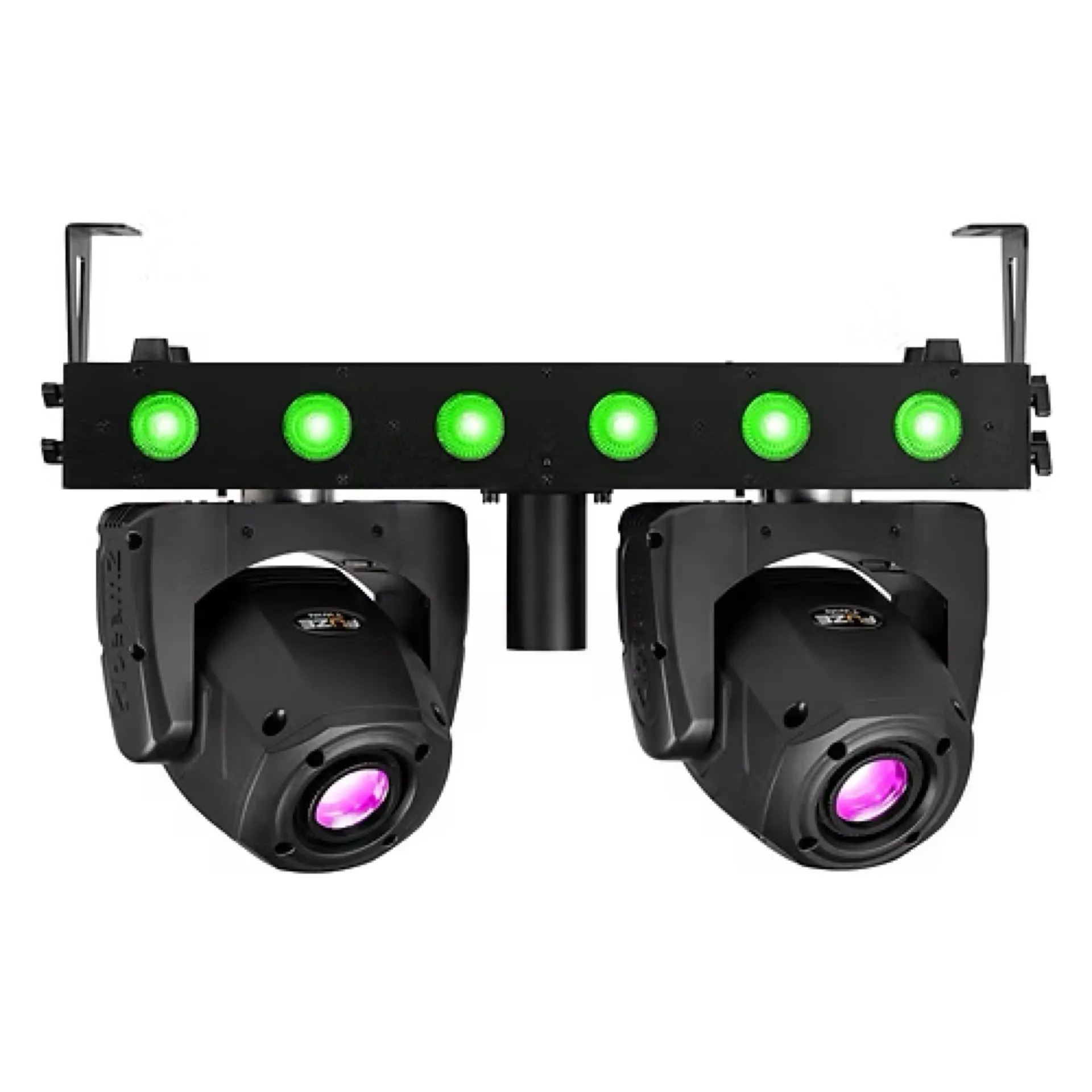 BARRE DOUBLE LYRE LEDS SPOTS 75W / BARRE LEDS 6X15W
