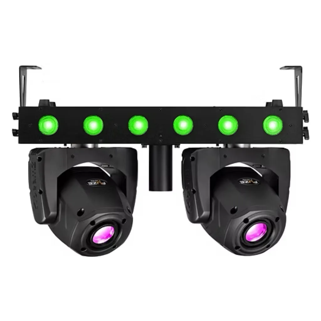 BARRE DOUBLE LYRE LEDS SPOTS 75W / BARRE LEDS 6X15W