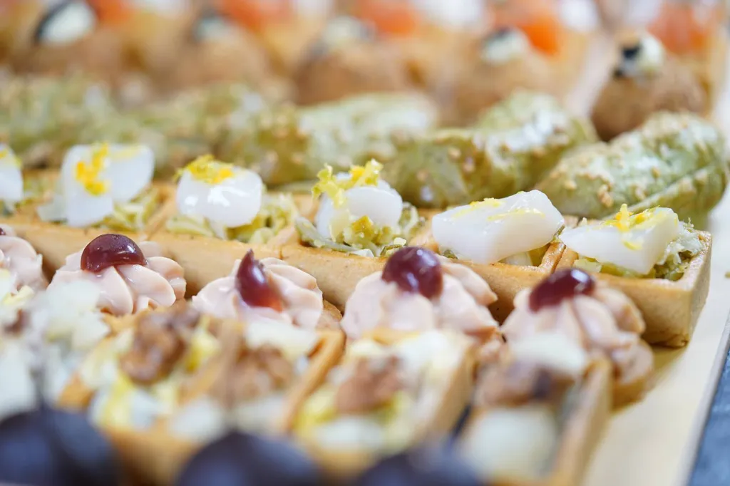 Pièces cocktails pour buffet en Rhône Alpes