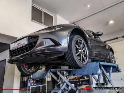 Installation catback Cobra / Ressorts court Eibach+ cales Mazda MX-5 ND | ADP Performance spécialiste pièces performances