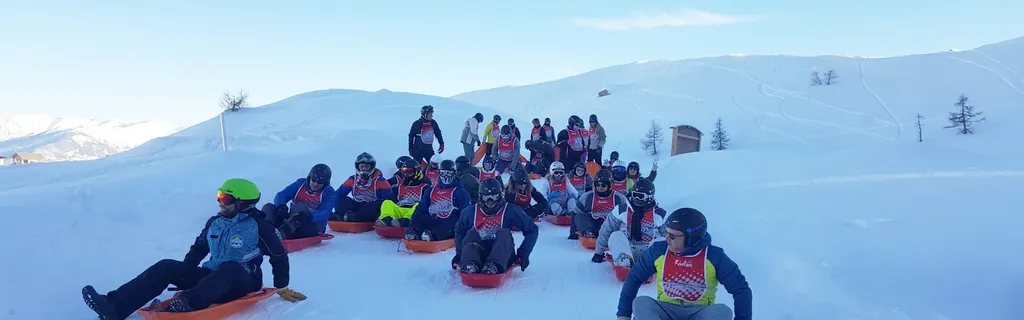 Descente en luge à Réallon