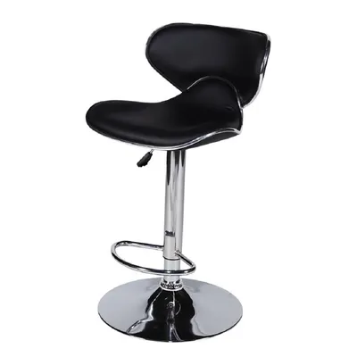 Location tabouret réglable cuir noir à Lyon