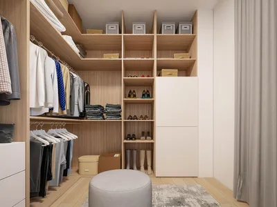Dressing en bois AF02 et blanc NH02