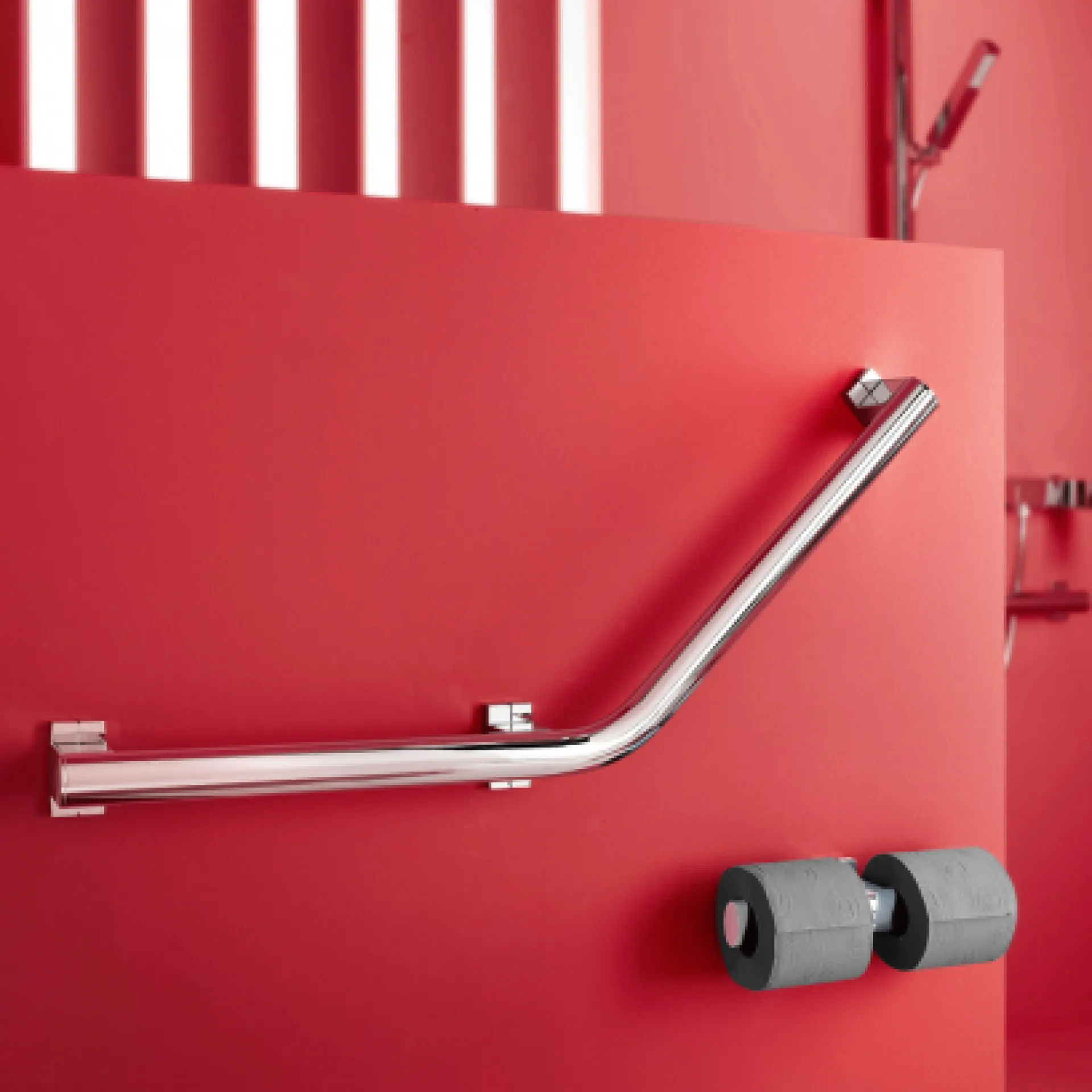 Barres de maintien coudée Douche senior