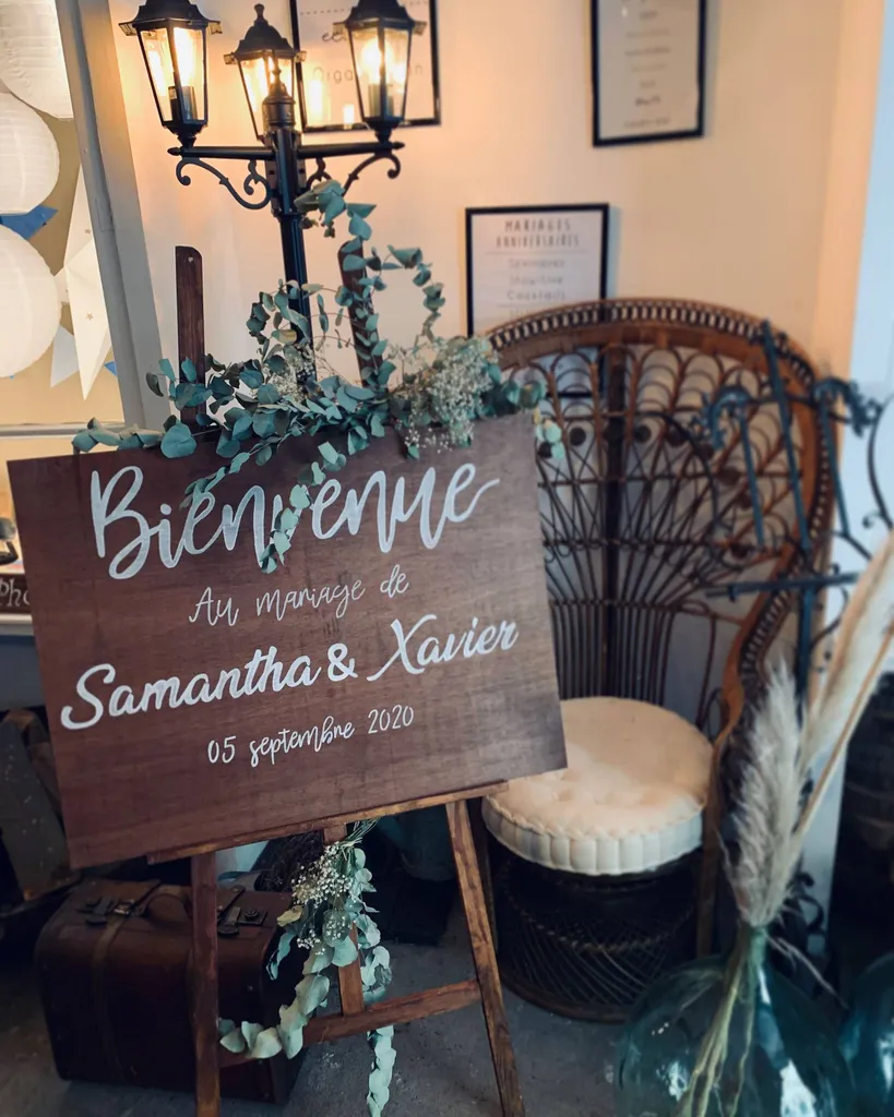 panneau de bienvenue