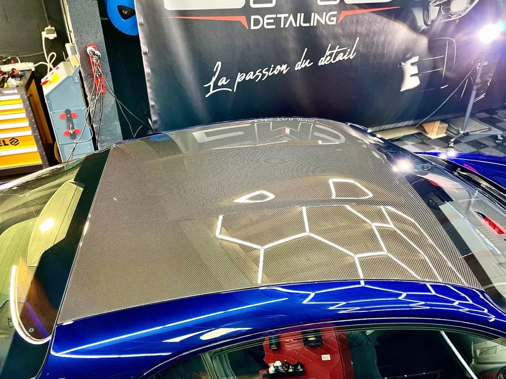 Protection PPF Renault alpine et traitement céramique carrosserie Lyon 