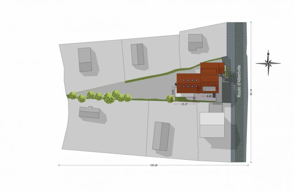 Plan de masse Les Rives du Lac Sévrier 
