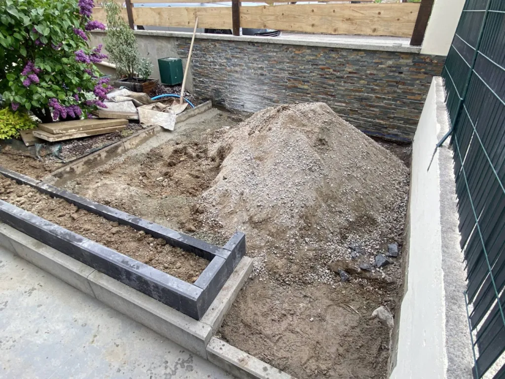 Conception d’une terrasse en pavé pour une maison à la Wantzenau