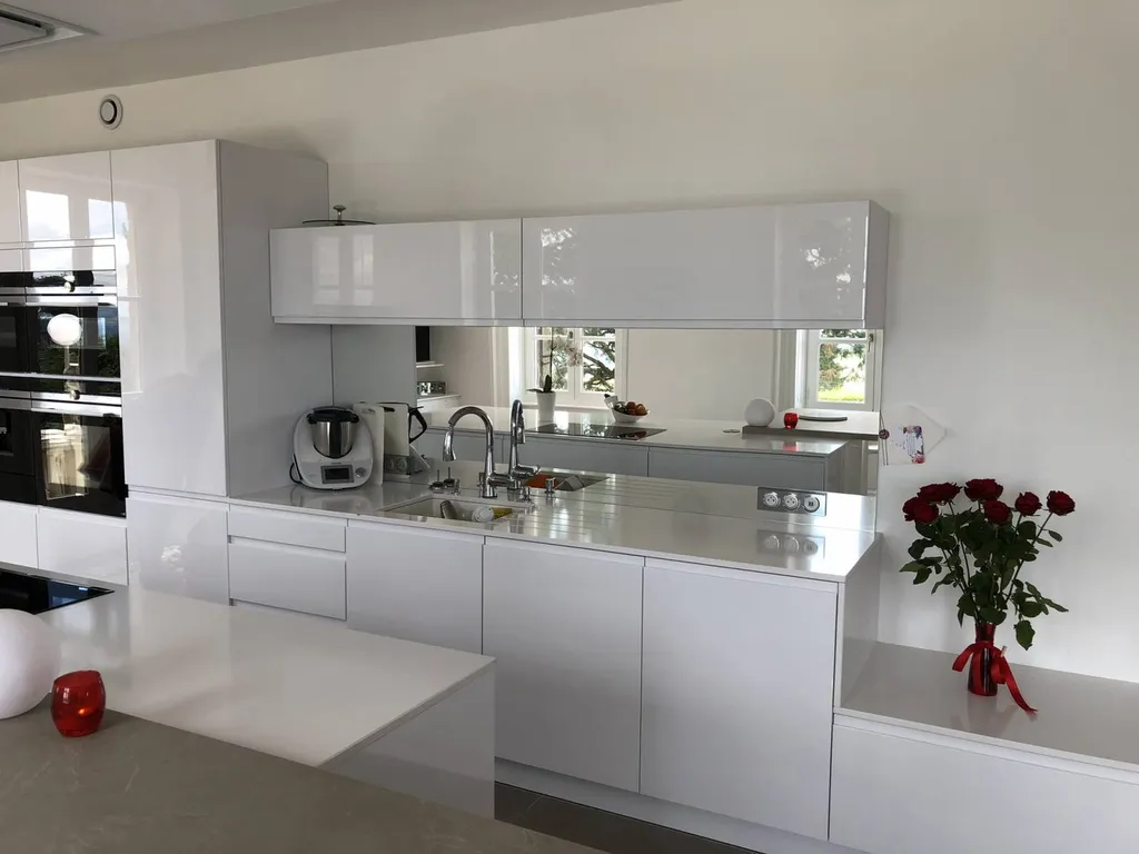 cuisine moderne blanche à lyon 6