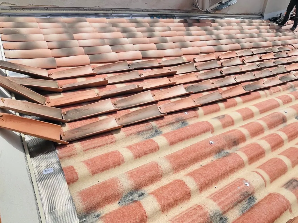 Changement d’une toiture de maison avec isolation sur Aix en Provence.