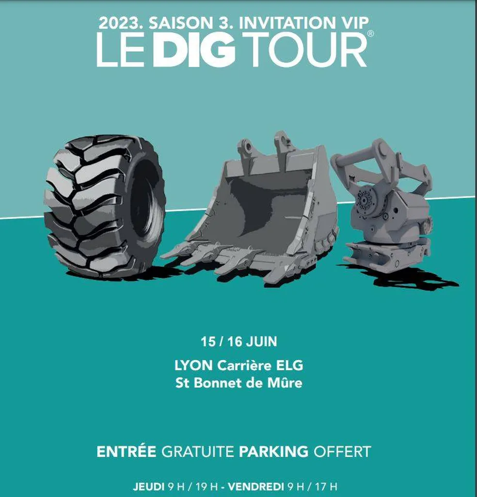 Participation au salon DIG TOUR à Lyon les 15 et 16 juin 2023