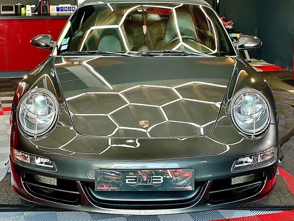 Traitement céramique Lyon Porsche 997 4S cabriolet à Villeurbanne