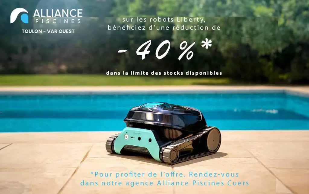 Dolphin Liberty le robot pour une piscine coque propre