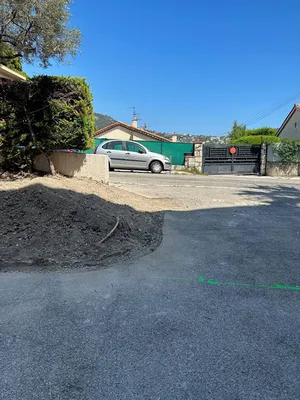 Démolition de l'entrée existante