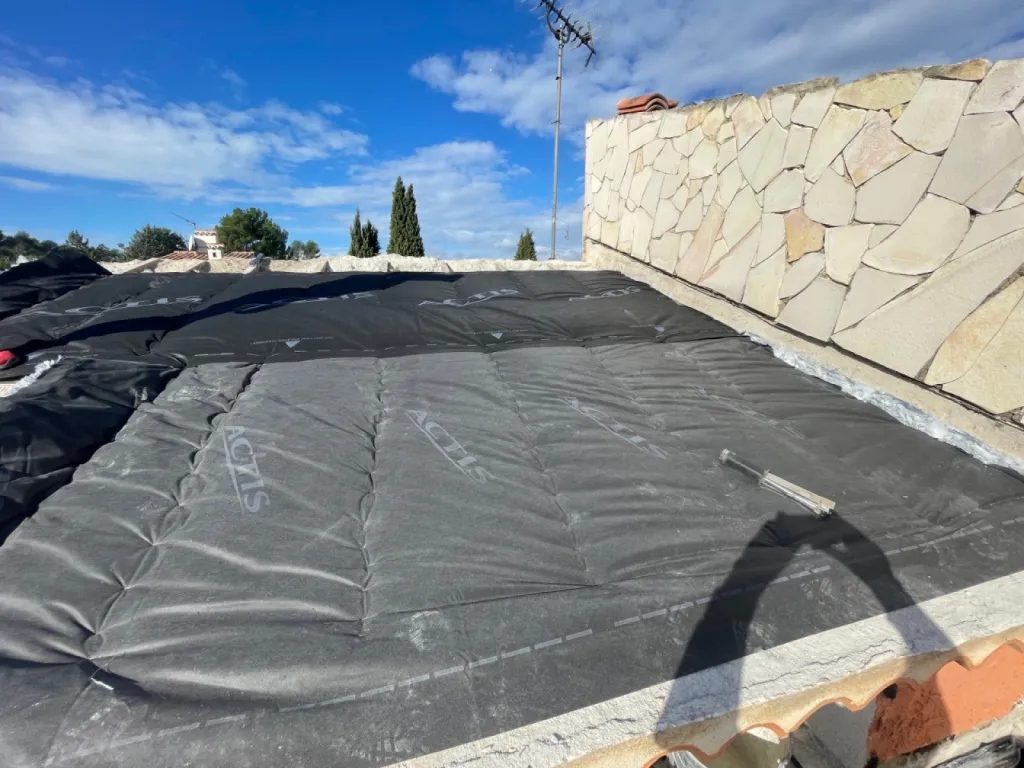 Réfection d’une toiture avec isolation sur Martigues