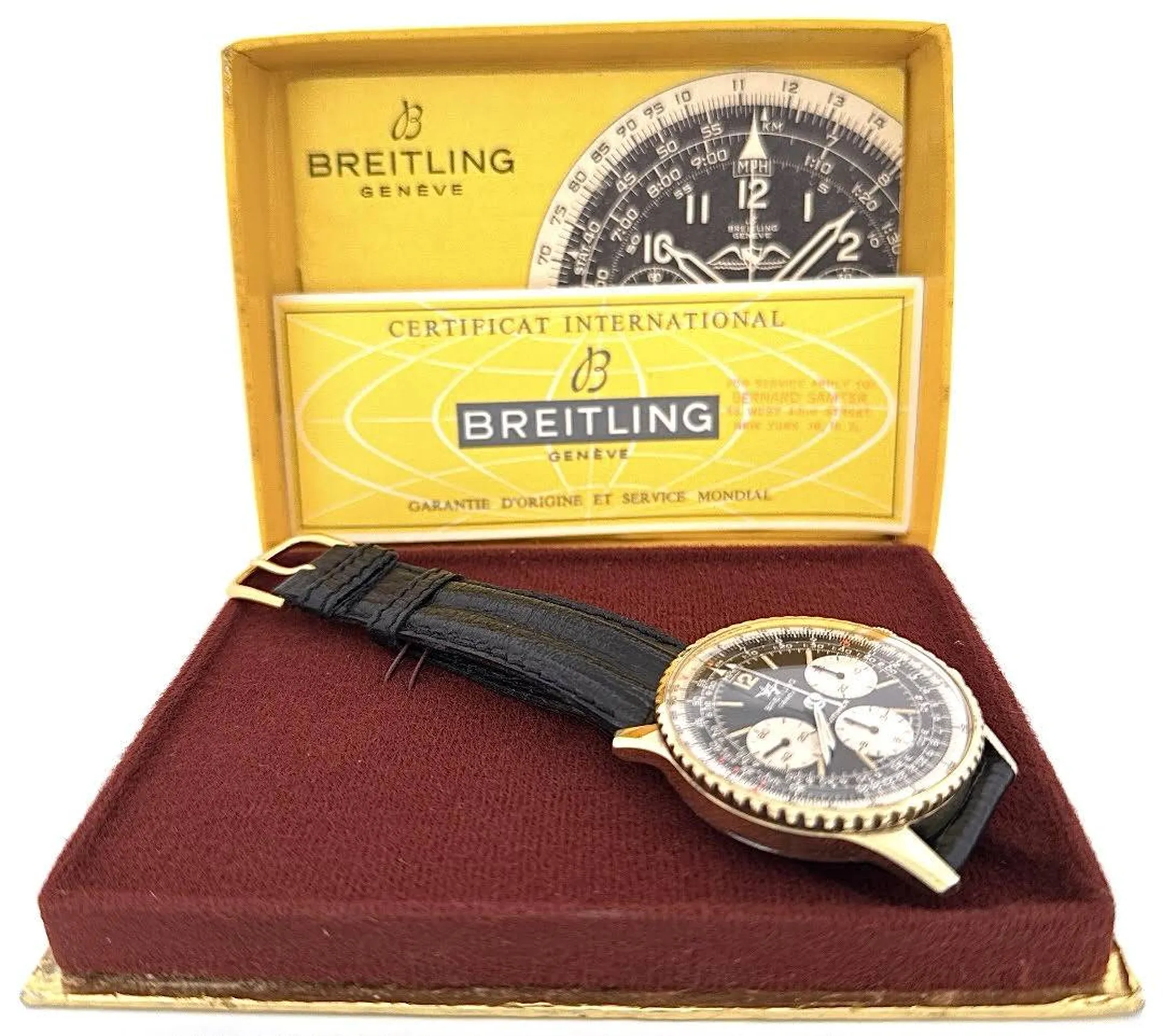 Rare ! Breitling Navitimer Vintage 1970 avec Boîte et Papiers d'Origine chez Or Ligne près d'Arcachon