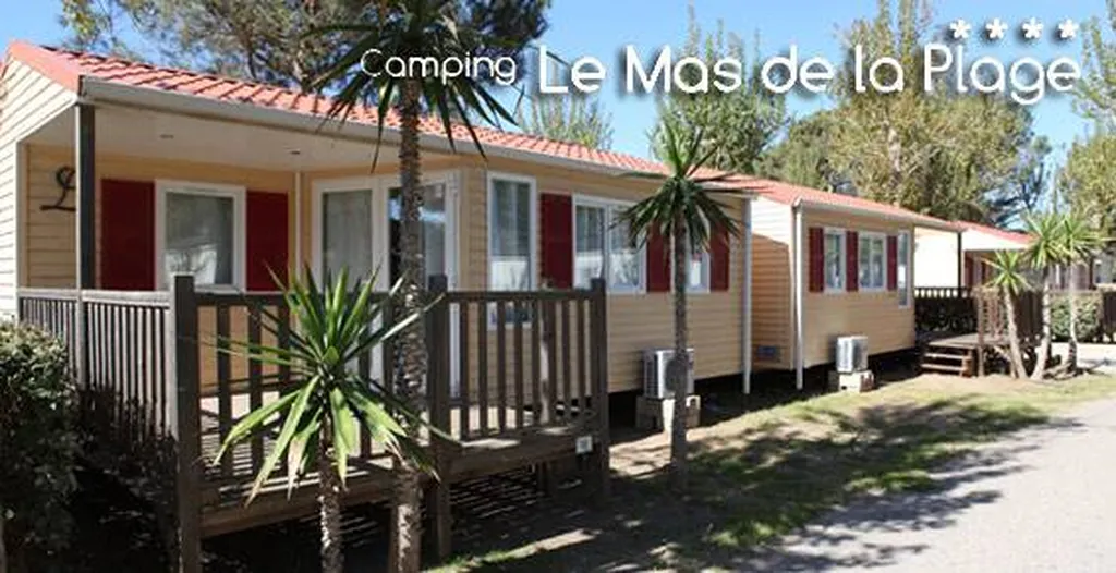 location de mobil-home 6 couchages climatisé en camping proche de Sète 