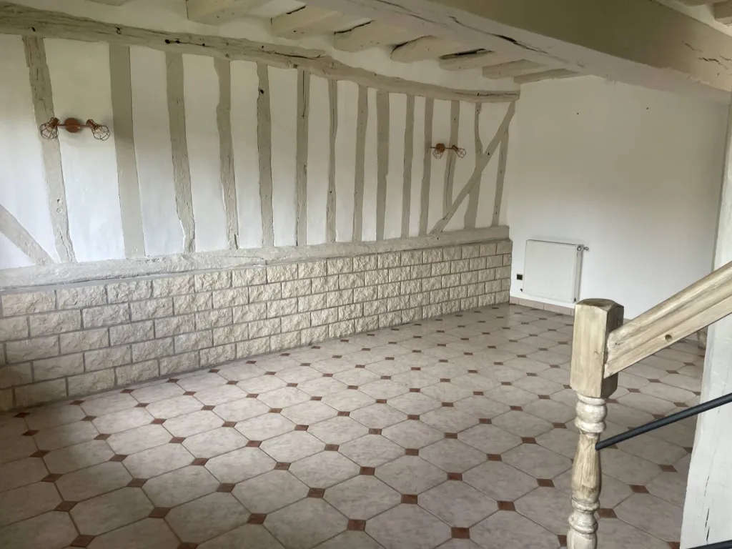 colombage dans un salon 