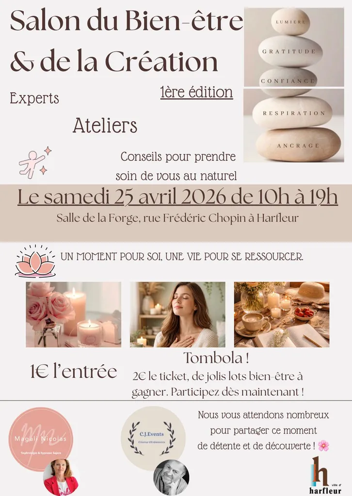 Salon du Bien-être et de la Création à Harfleur le 25 avril 2026