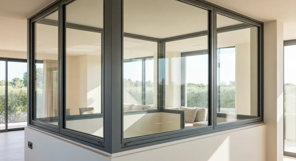 Fabrication de verrières d'atelier et verrières d'intérieur sur mesure pour villa au Lavandou (83980) proche de Bormes-les-Mimosas