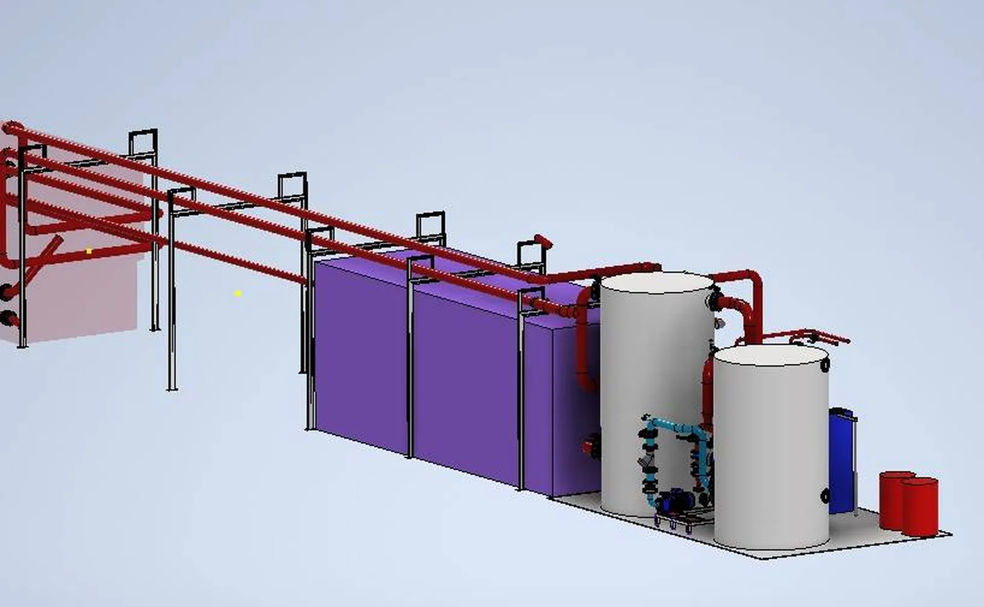 Le dessin d'implantation en 3D