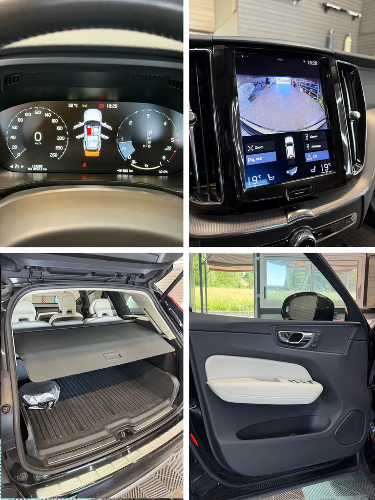 VOLVO XC60 D4 INSCRIPTION AWD – BVA – 4 ROUES MOTRICES – ENTRETIEN COMPLET - SIEGES CHAUFFANT | Diesel D4 190 chv / 11cv | 01/2019 | 154 000 km | 5 places | 5 portes