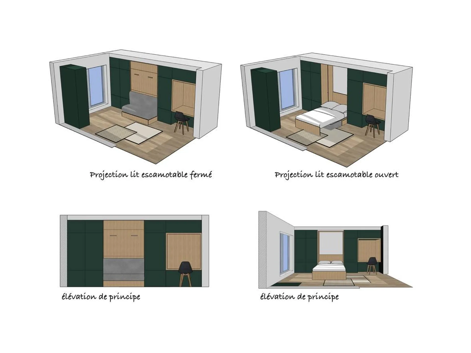 Architecte d'intérieur pour conception d'Intérieur à Aix-En-Provence : Agencement et Meubles sur mesure pour votre Appartement avec AGENCE MRC
