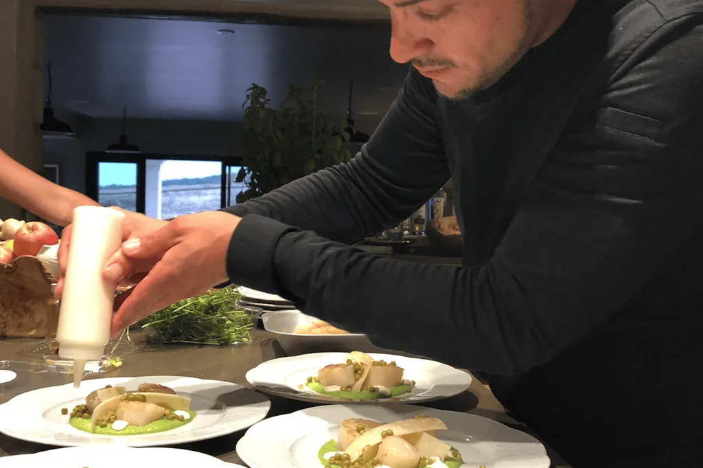 Culinary chef of our table d'hôtes : Julien Zim