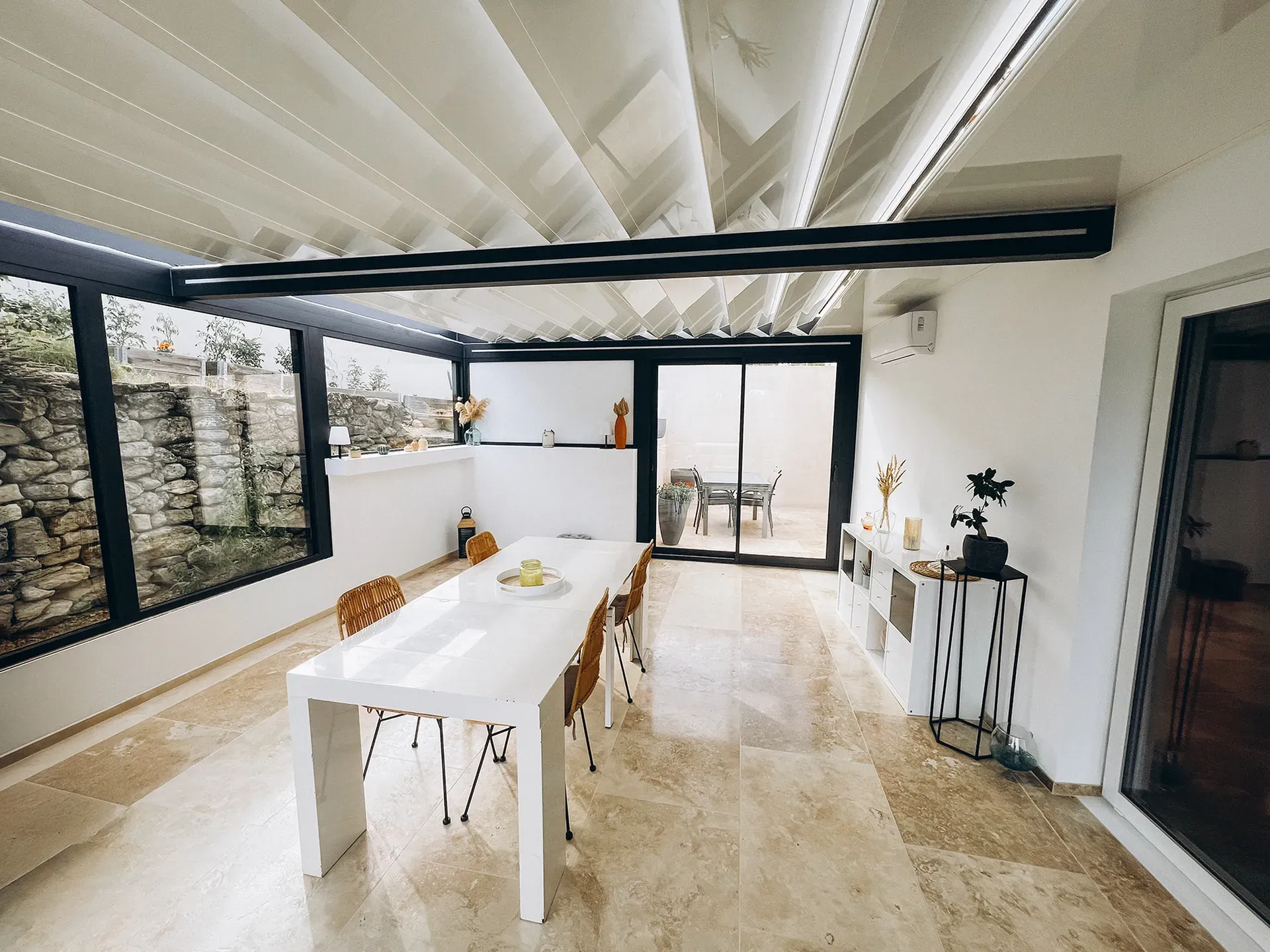 Extension toit rétractable Ciel Ouv'air à Antibes