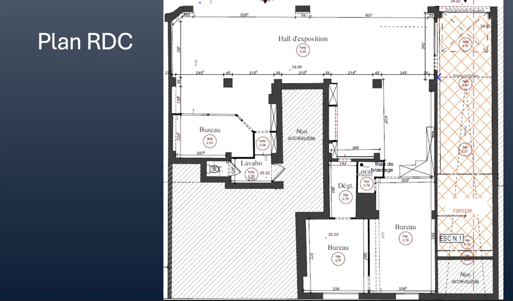 Location - Boutique 1774 m², Rue Fondary, Rue Fondary 75015 PARIS