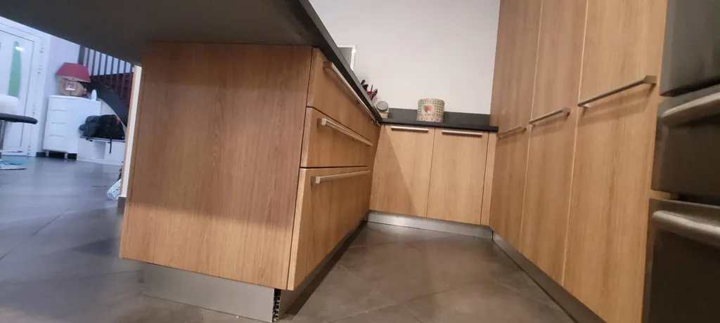 rénovation d'une cuisine complète en bois naturel sur Grasse 