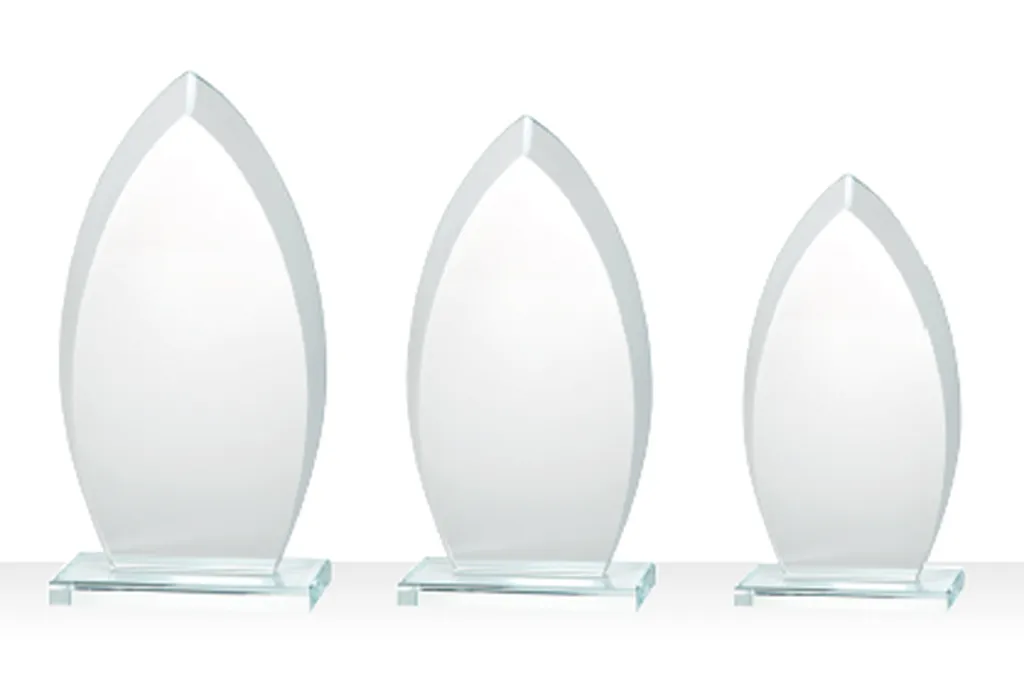 TROPHEE VERRE A PERSONNALISER REF.W32