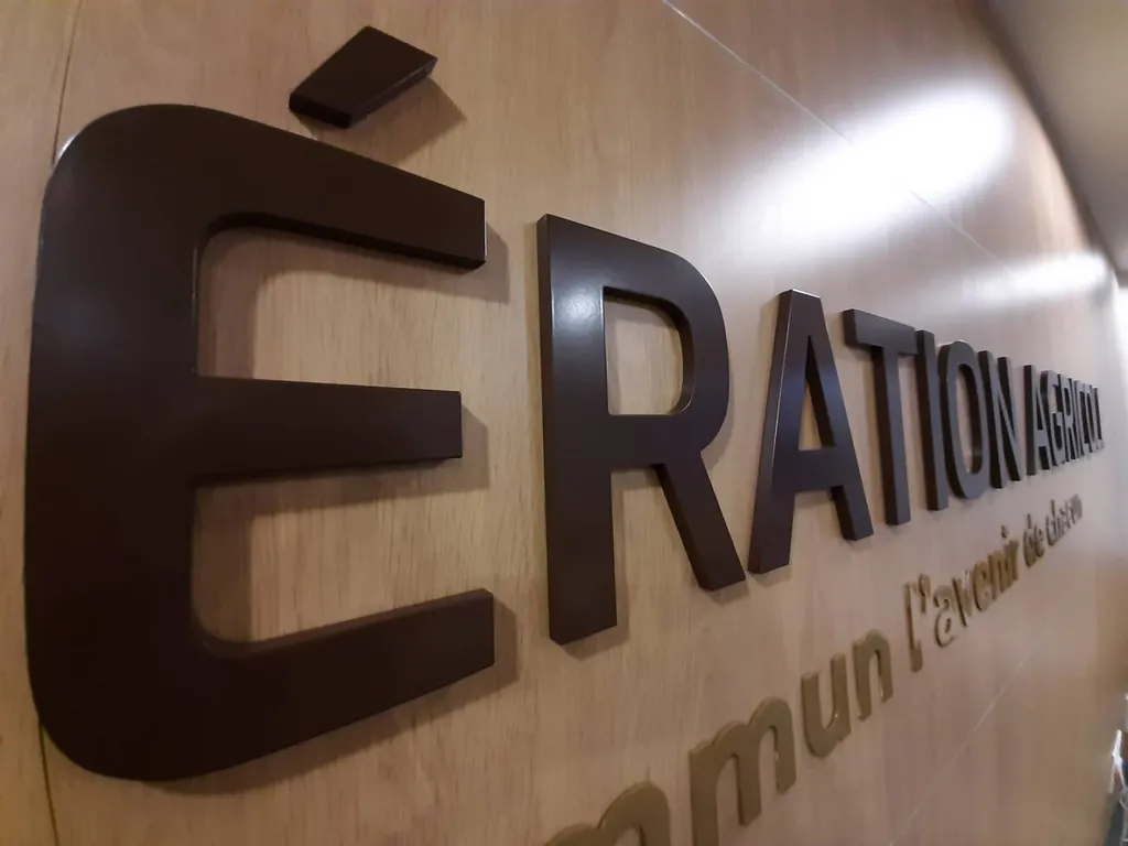 enseigne en 3D logo en volume