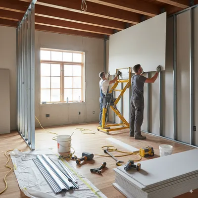 Pose de cloisons sèches et doublage isolant à Toulon : confort thermique et modularité