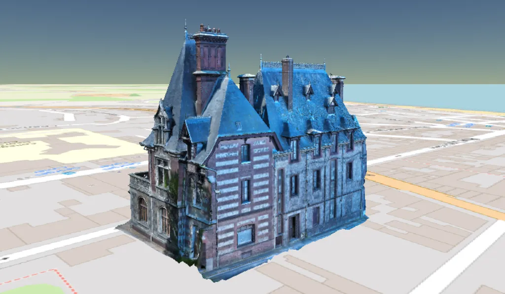 Modèle 3D par drone : modélisation et inspection technique haute précision
