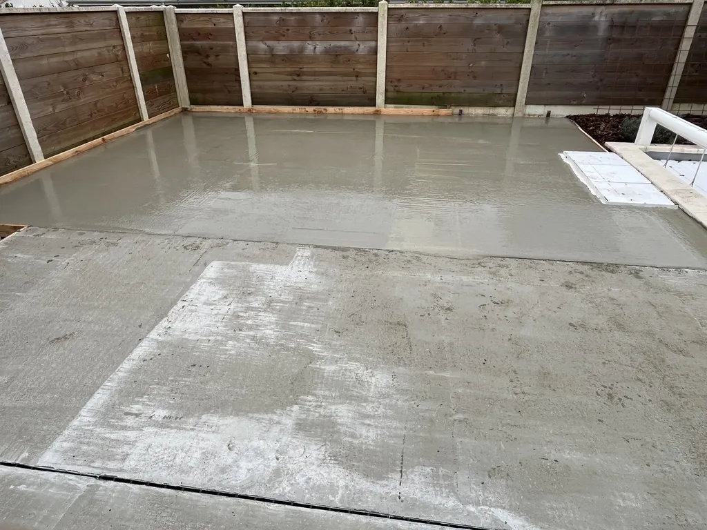 Coulage d'une dalle béton à Andernos les bains
