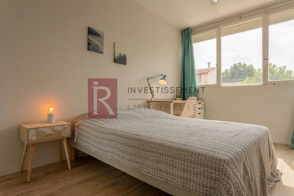Chambre dans T5 meublé + parking Toulouse | Bourrassol lumineux, fraîchement rénové et meublé
