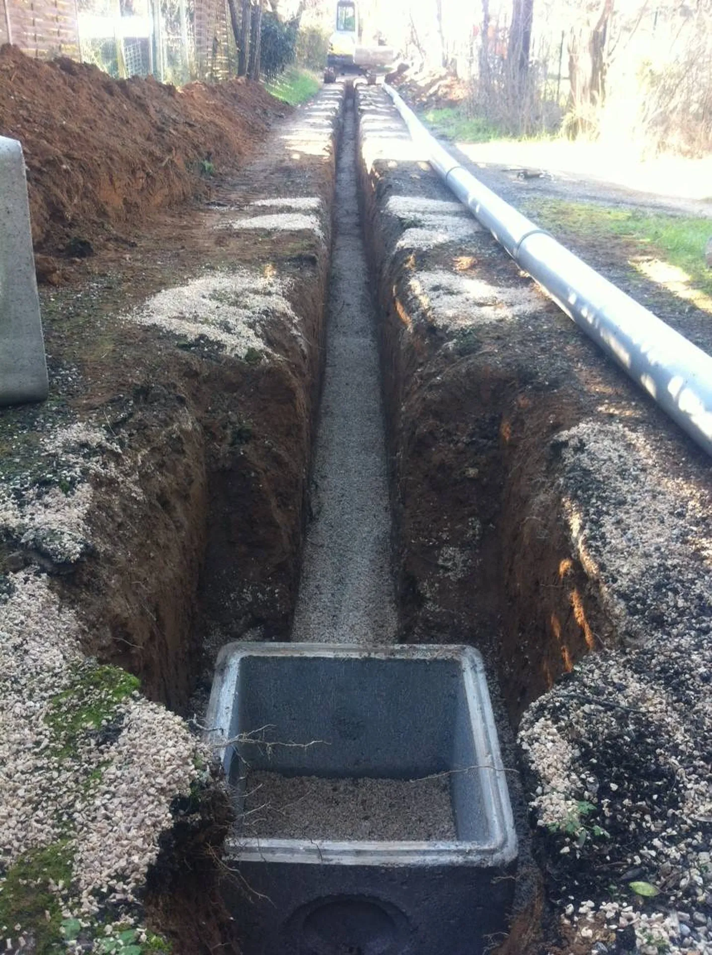 sablage et préparation des tuyaux