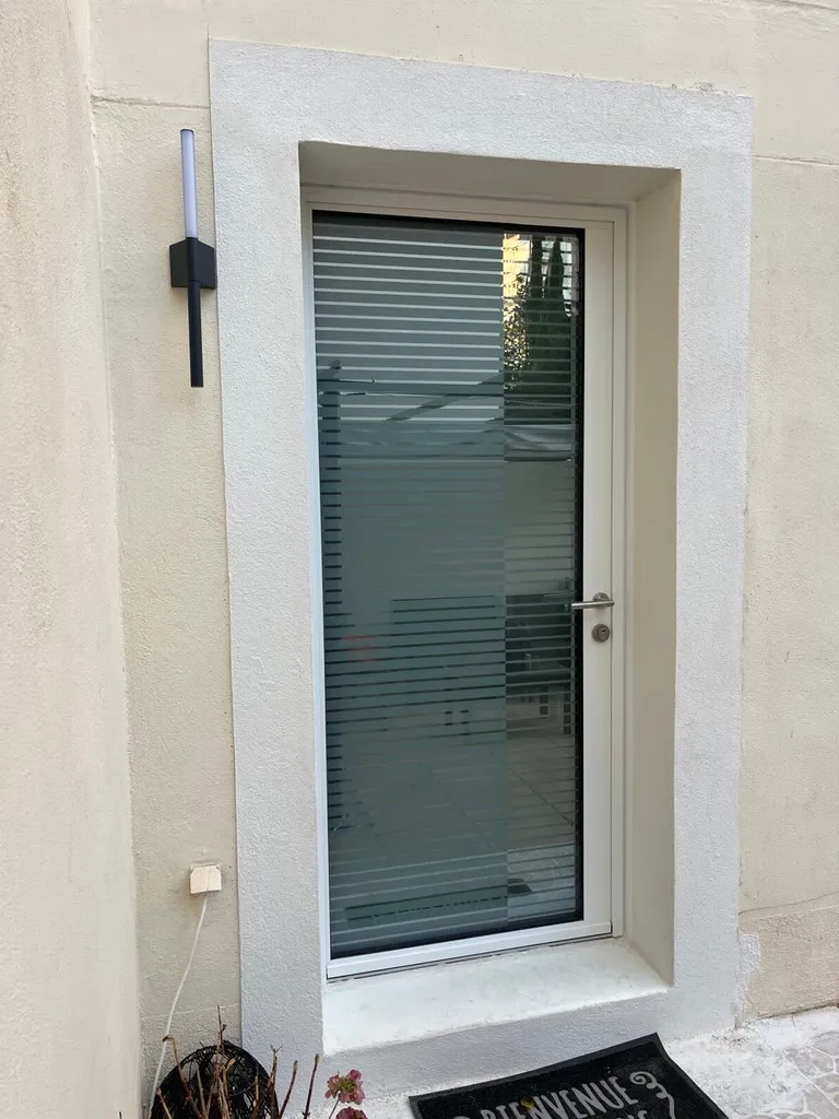 Porte vitrée Aluminium Kline 