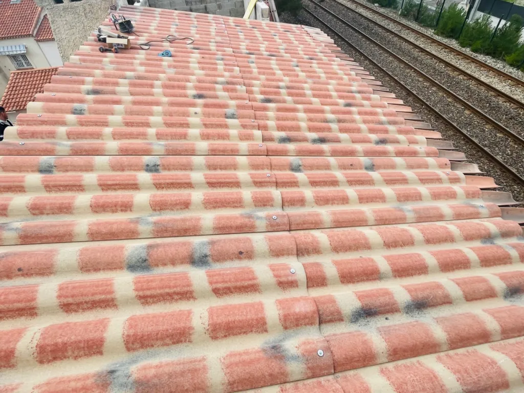 pose de pst flammée près de aix en provence