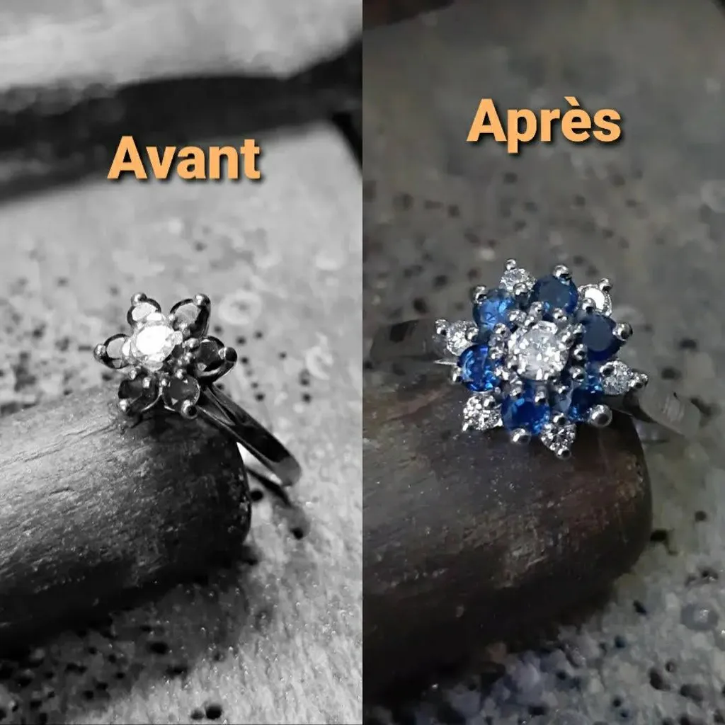 Transformation de bague de Fiançailles joailler et bijouterie bordeaux
