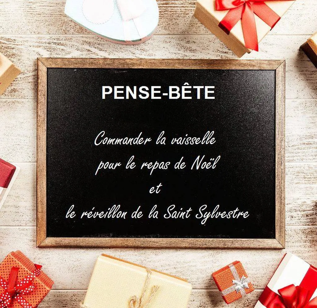 Location de vaisselle à Lyon pour Noël à Lyon Craponne